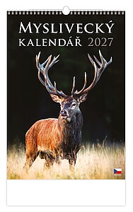 Myslivecký klendář 2027, nástěnný kalendář, prodloužená záda - reklamní kalendáře