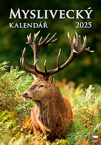 Myslivecký klendář 2027, nástěnný kalendář, prodloužená záda