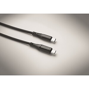 Nabíjecí 100W kabel type-C, černá