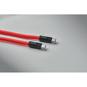 Nabíjecí a datový kabel 60W, červená
