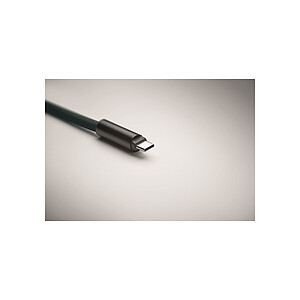 Nabíjecí a datový kabel 60W, tmavě zelená