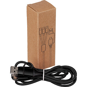 Nabíjecí kabel 6v1, černá