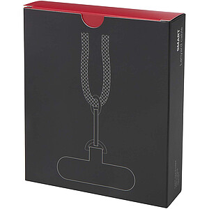 Nabíjecí kabel SMART 65 W z materiálu RPET s poutkem, černá