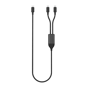 Nabíjecí kabel Terra 100W Dual USB-C z RCS, černá - reklamní předměty