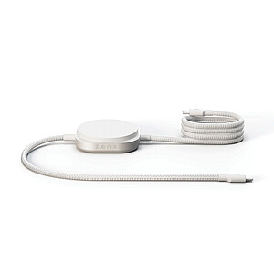 Nabíjecí kabel Zens USB-C na USB-C Pro 2, bílá