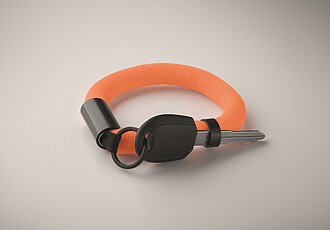 NADARA Plovoucí náramek a klíčenka, oranžová