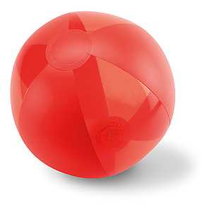 Nafukovací plážový míč, červený