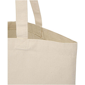 Nákupní taška Madras Blend z GRS recyklované bavlny o gramáži 140 g/m2 a objemu 7 l, krémová