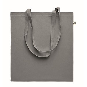Nákupní taška z recyklované bavlny, světle šedá