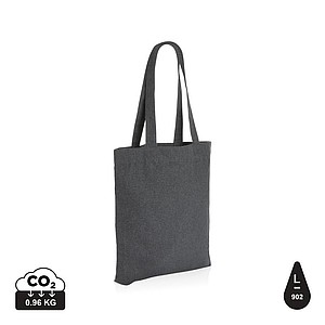 Nákupní taška z recyklovaného materiálu, antracitová