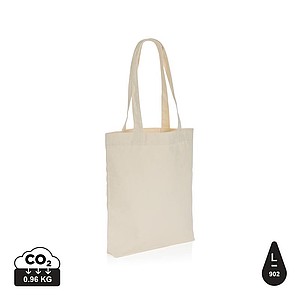 Nákupní taška z recyklovaného materiálu, krémová