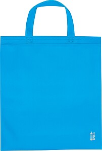 Nákupní taška z recyklovaného netkaného materiálu, světle modrá
