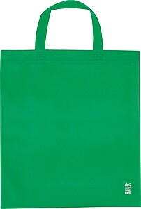 Nákupní taška z recyklovaného netkaného materiálu, zelená