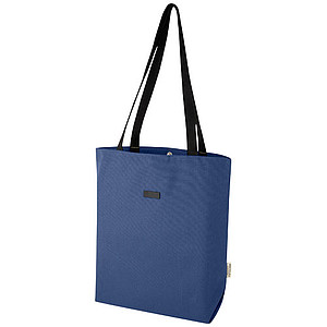 Nákupní taška z recyklovaného plátna, námořní modrá - eko tašky s potiskem