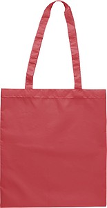 Nákupní taška z RPET polyesteru, červená