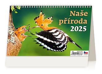 Naše příroda 2025, stolní kalendář - reklamní kalendáře