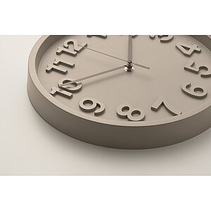Nástěnné hodiny z PP, šedá