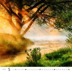 Nástěnný kalendář Aqua 2027