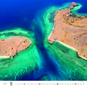 Nástěnný kalendář Aqua 2027