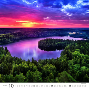 Nástěnný kalendář Aqua 2027