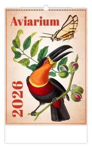 Nástěnný kalendář Aviarium 2026 - reklamní kalendáře