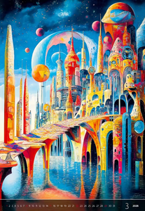 Nástěnný kalendář By the Sea 2027