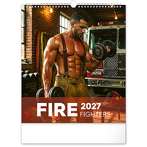 Nástěnný kalendář Dreamy Firefighters 2027 - reklamní kalendáře