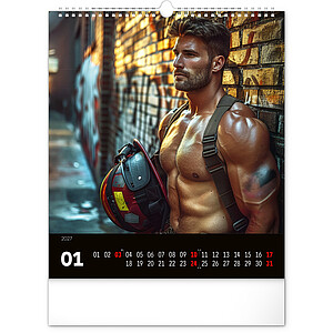 Nástěnný kalendář Dreamy Firefighters 2027