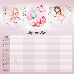 Nástěnný kalendář Family Planner 2027 včetně laše