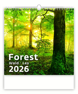 Nástěnný kalendář Forest/Wald/Les 2027 - reklamní kalendáře