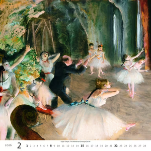Nástěnný kalendář Impressionism 2026