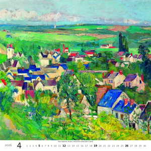 Nástěnný kalendář Impressionism 2026