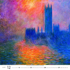 Nástěnný kalendář Impressionism 2026