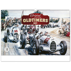 Nástěnný kalendář Oldtimers – Václav Zapadlík 2027 - reklamní kalendáře