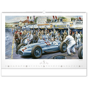 Nástěnný kalendář Oldtimers – Václav Zapadlík 2027