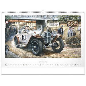 Nástěnný kalendář Oldtimers – Václav Zapadlík 2027