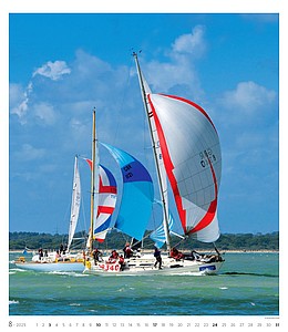 Nástěnný kalendář Sailing 2025