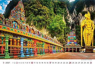 Nástěnný kalendář Wordl Wonders 2027