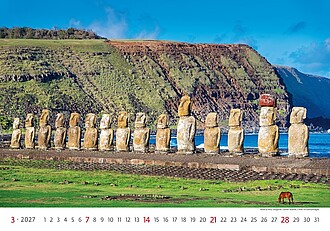 Nástěnný kalendář Wordl Wonders 2027