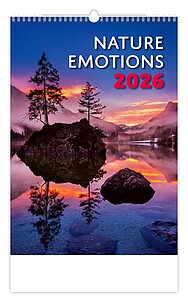 Nature Emotions 2027, nástěnný kalendář, prodloužená záda - reklamní kalendáře