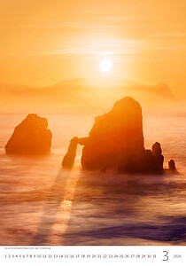 Nature Emotions 2027, nástěnný kalendář, prodloužená záda