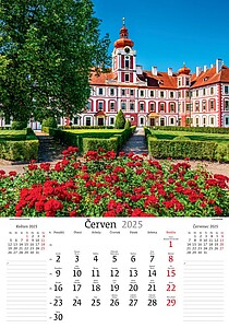 Nejkrásnější místa ČR 2027, nástěnný kalendář, prodloužená záda