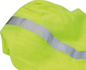 NEOR Bandana s reflexními pruhy, neonově žlutá