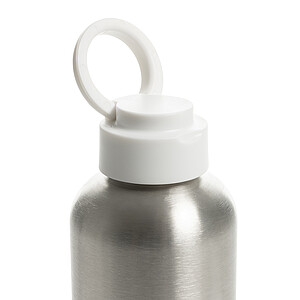 Nepropustná láhev na vodu RCS R-steel s držadlem 750 ml, bílá
