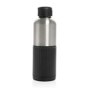 Nepropustná láhev na vodu RCS R-steel s držadlem 750 ml, černá