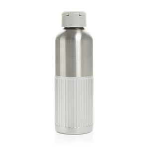 Nepropustná láhev na vodu RCS R-steel s držadlem 750 ml, šedá