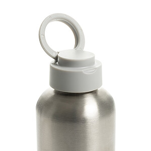 Nepropustná láhev na vodu RCS R-steel s držadlem 750 ml, šedá