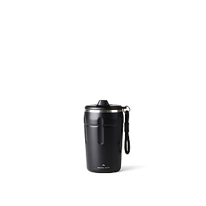 Nepropustný termohrnek na kávu Nordic Drift 350 ml z RCS, černá