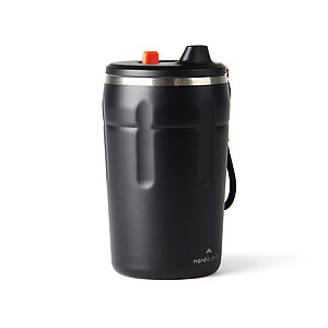 Nepropustný termohrnek na kávu Nordic Drift 350 ml z RCS, černá