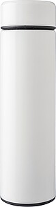 Nerezová dvouplášťová termoska 425 ml, bílá - reklamní předměty